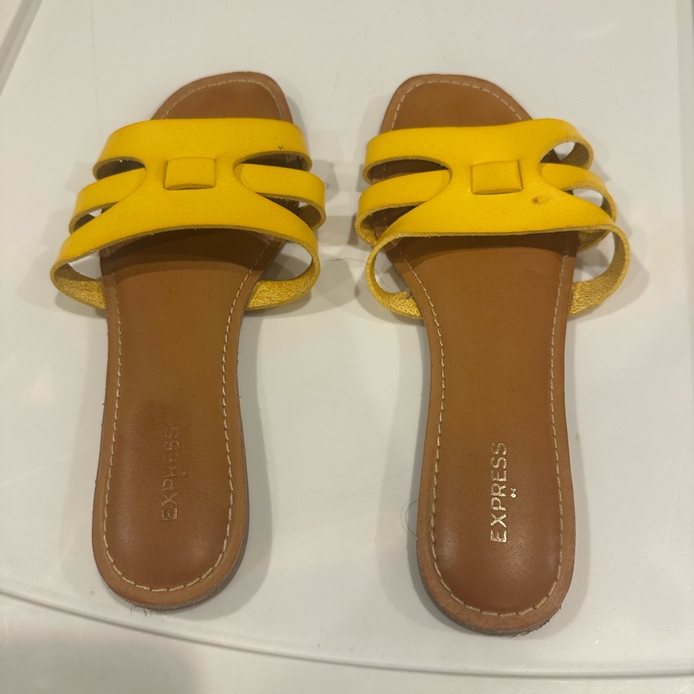 Express Yellow Women's Sandals